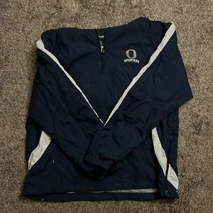 Navy wind breaker